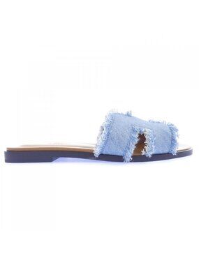 Hermes Oran Sandals Blue